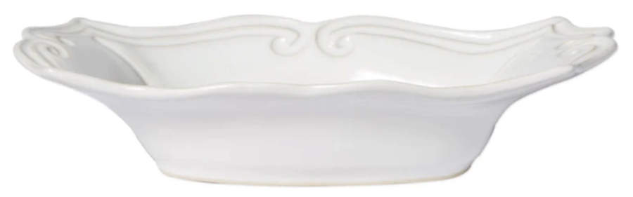 Incanto Stone White 11" Augratin by Vietri (Italy)-1