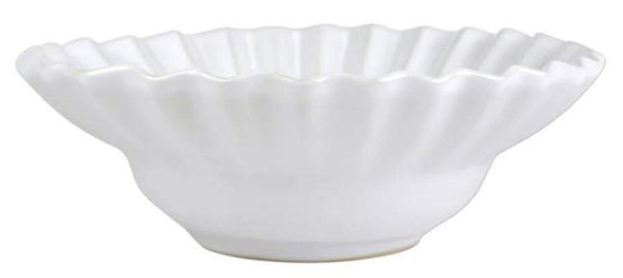 Incanto Stone White 10" Round Serving Bowl by Vietri (Italy)-1