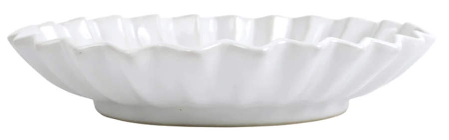 Incanto Stone White 9" Soup/Pasta Bowl by Vietri (Italy)-1
