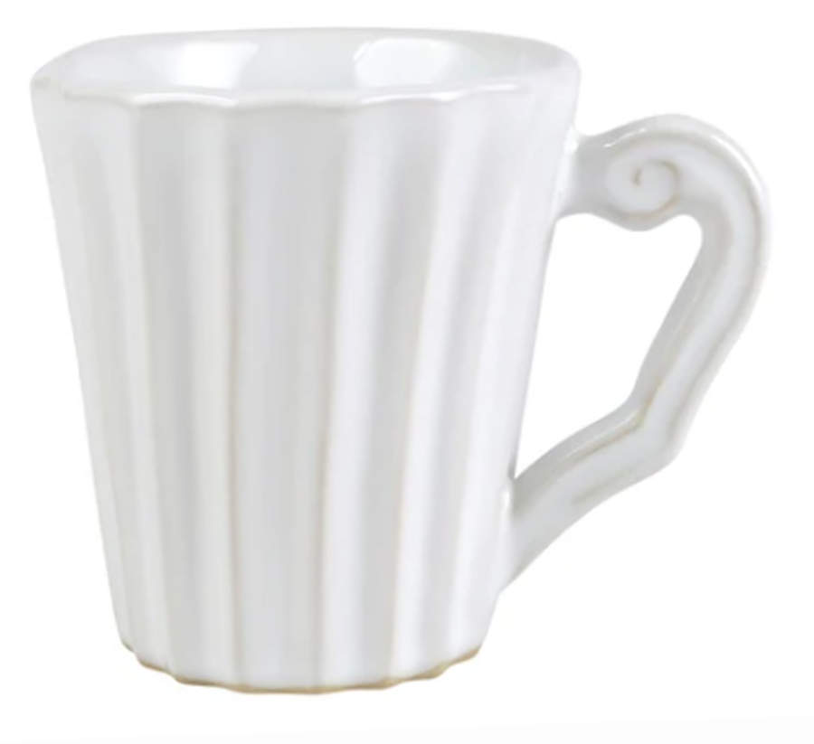 Incanto Stone White Mug by Vietri (Italy)-1