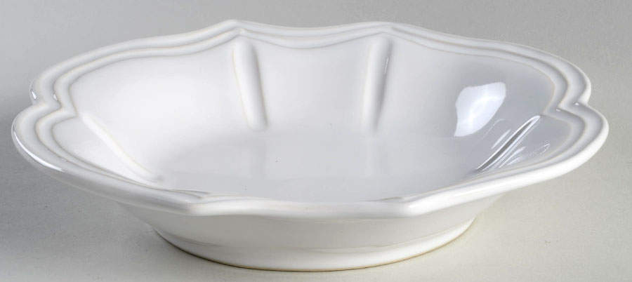 Incanto Stone White 9" Soup/Pasta Bowl by Vietri (Italy)-1