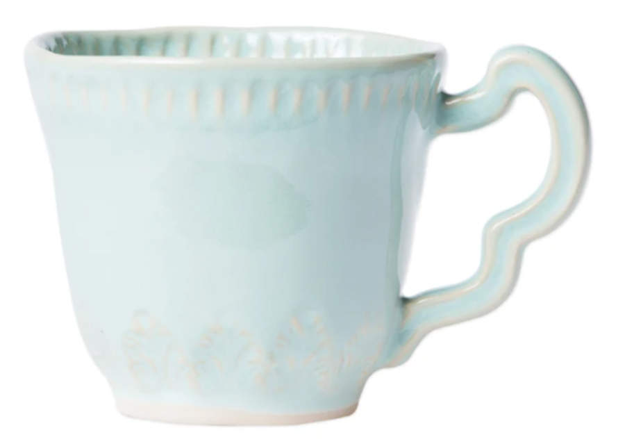 Incanto Stone Aqua Mug by Vietri (Italy)-1