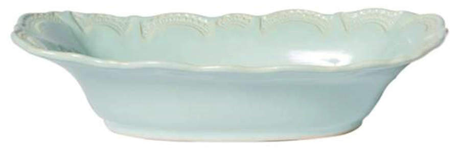 Incanto Stone Aqua 13" Augratin by Vietri (Italy)-1