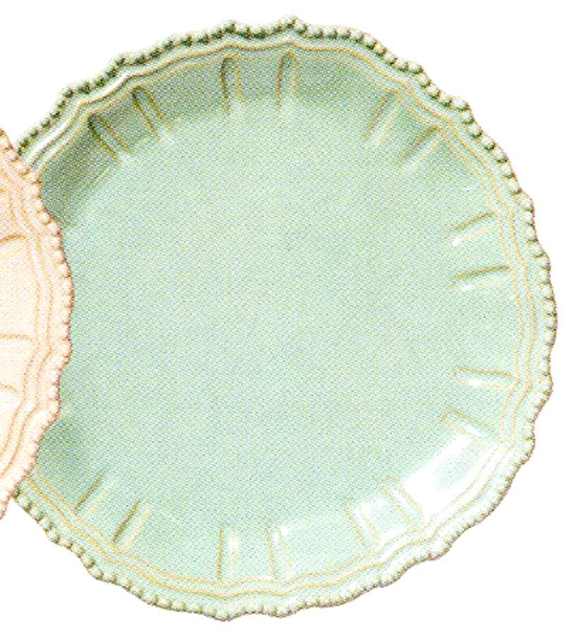 Incanto Stone Aqua 15" Chop Plate (Round Platter) by Vietri (Italy)-1