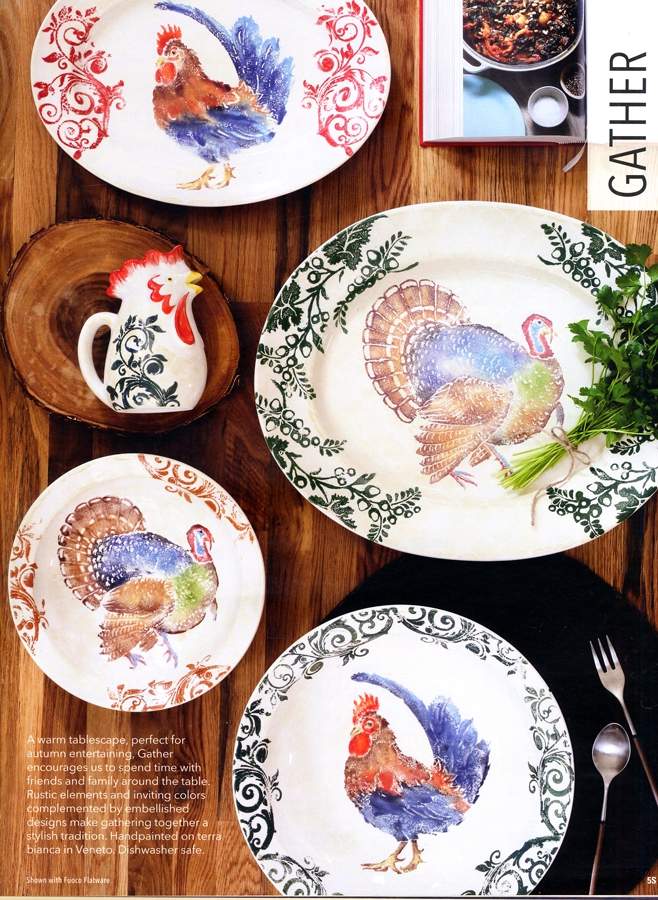 Gather 22" Oval Serving Platter by Vietri (Italy)-1