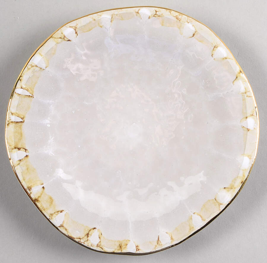 Perla Bread & Butter Plate by Vietri (Italy)-1