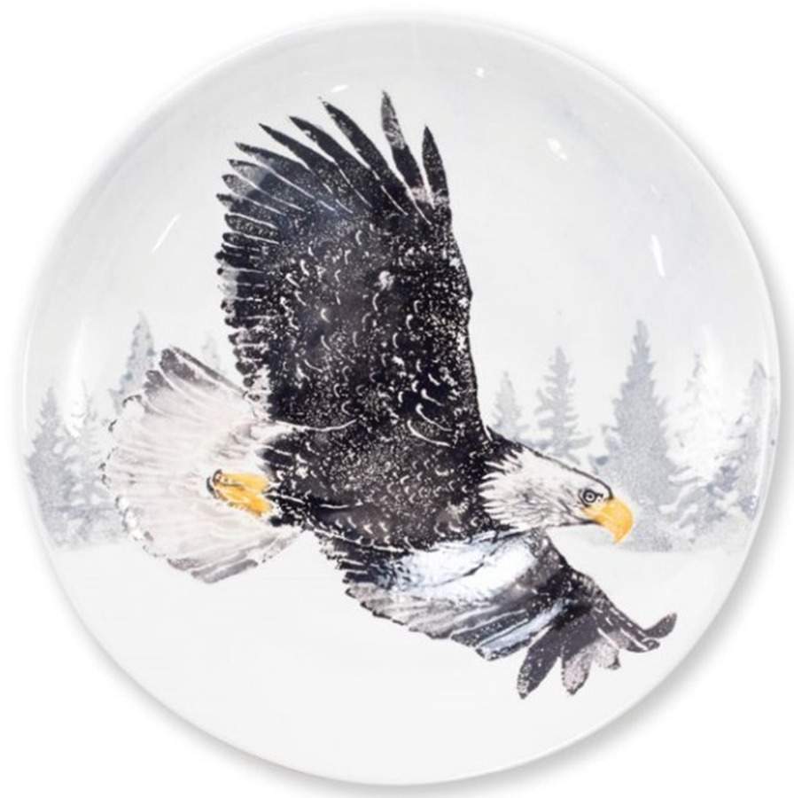 Into the Woods 15" Round Serving Bowl by Vietri (Italy)-1