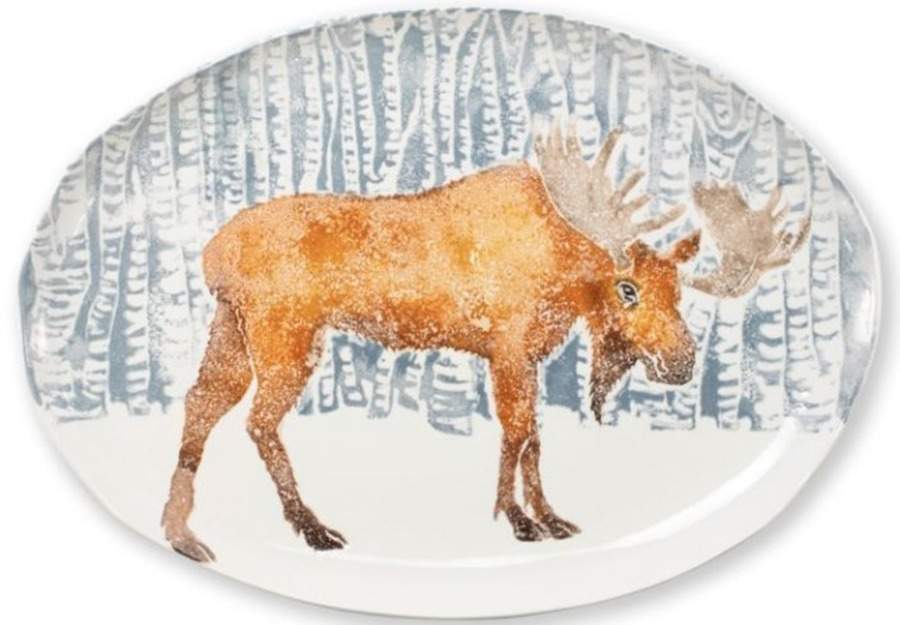 Into the Woods 21" Oval Serving Platter by Vietri (Italy)-1