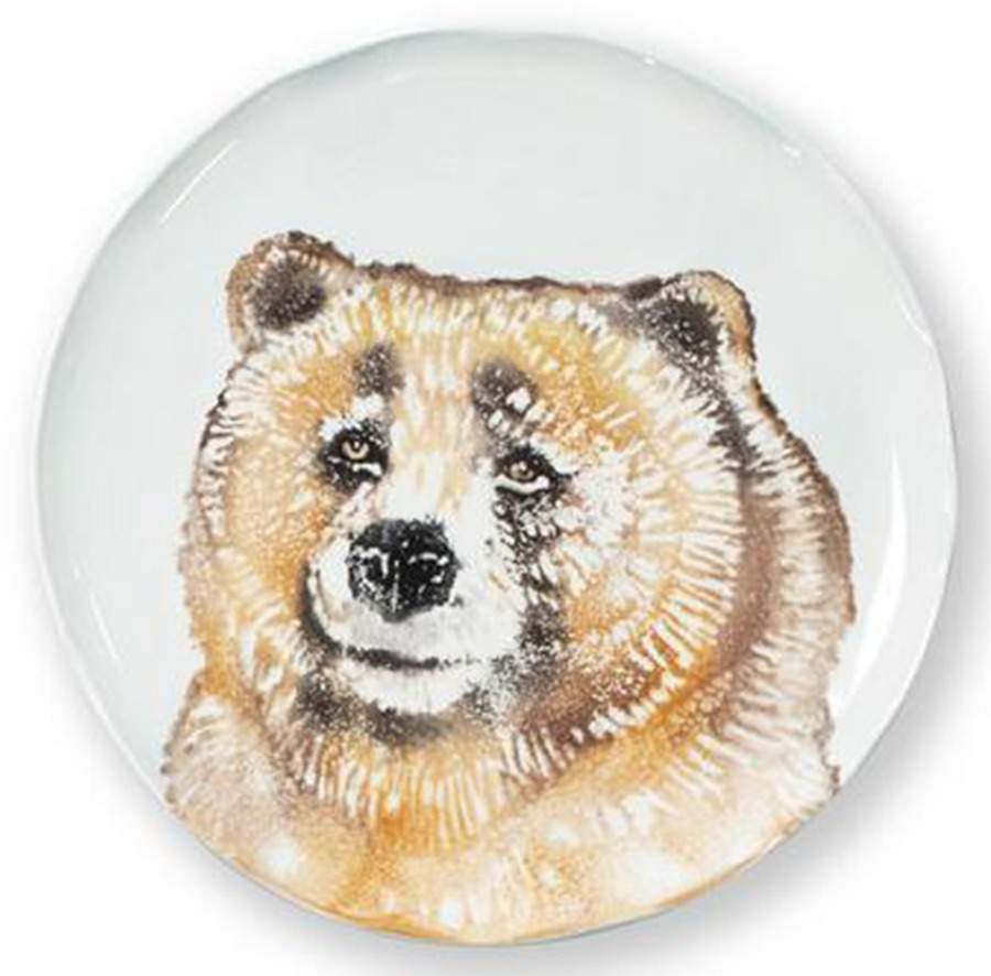 Into the Woods Salad Plate by Vietri (Italy)-1