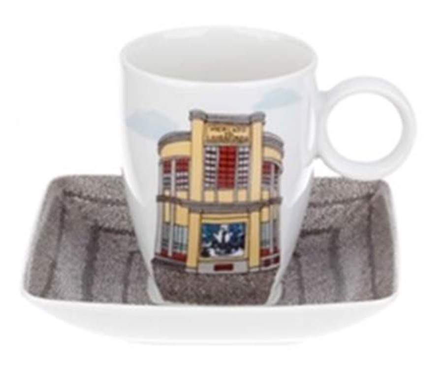Alma Da Madeira Flat Demitasse Cup & Saucer Set by Vista Alegre-1