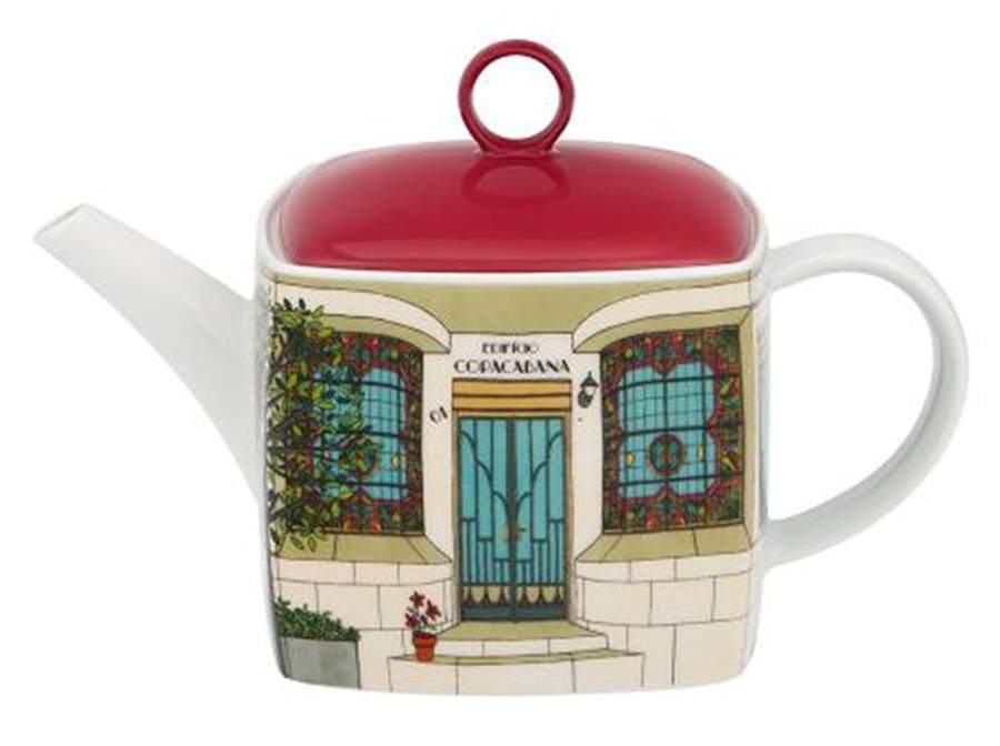 Alma Rio Janeiro Teapot & Lid by Vista Alegre-1