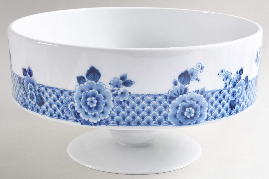 Blue Ming Large Footed Fruit Bowl by Vista Alegre-1