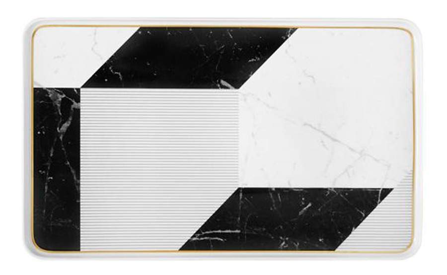 Carrara 16" Rectangular Serving Platter by Vista Alegre-1
