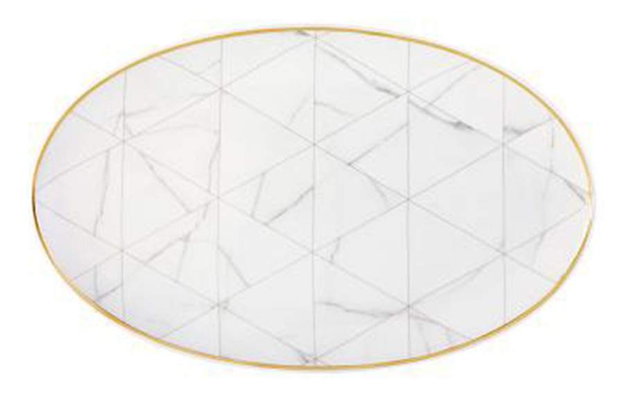 Carrara 13" Oval Serving Platter by Vista Alegre-1