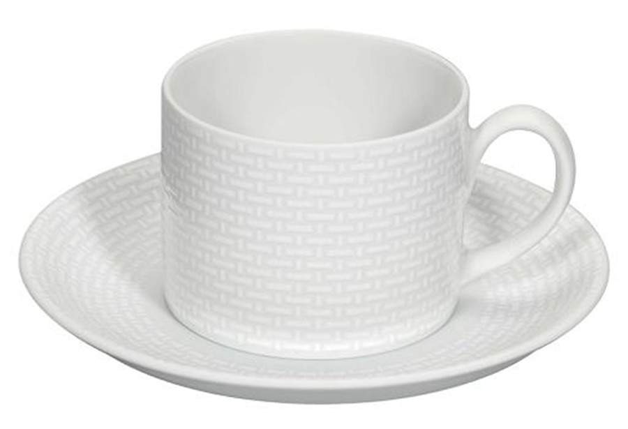 Cesta Flat Cup & Saucer Set by Vista Alegre-1