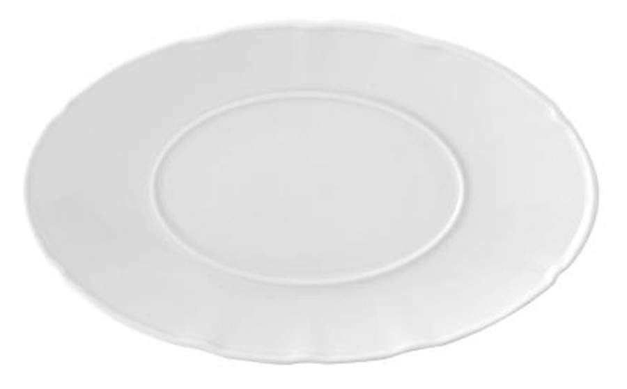 Crown White Olive Dish by Vista Alegre-1