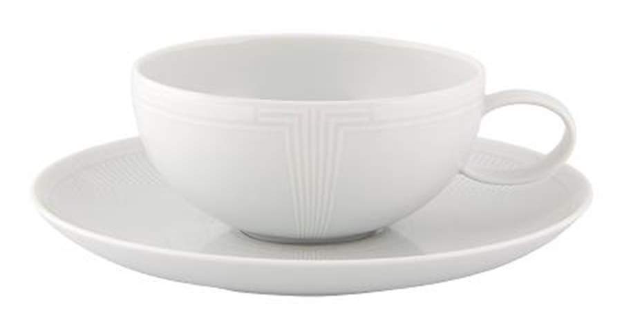 Eternal Flat Cup & Saucer Set by Vista Alegre-1