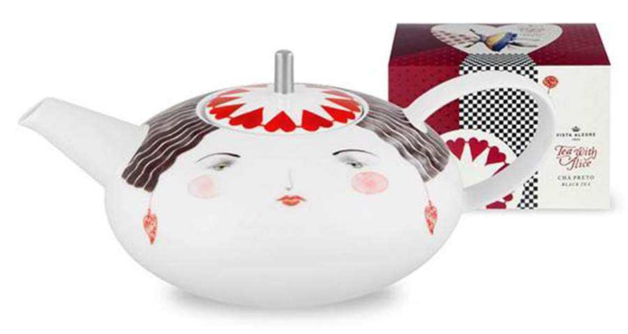 Tea with Alice Teapot & Lid by Vista Alegre-1