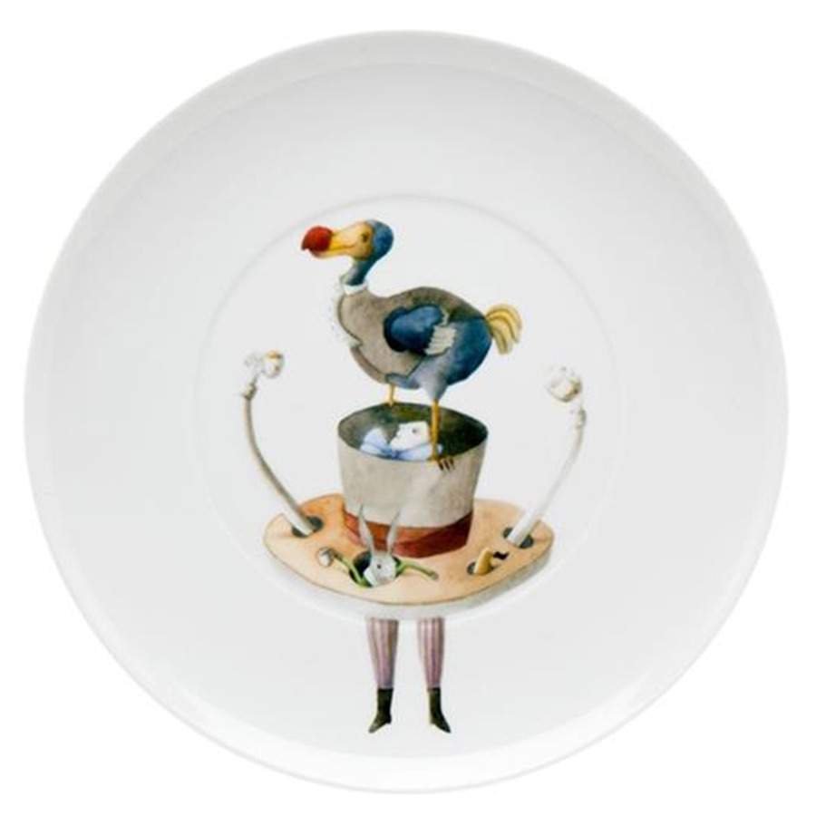 Tea with Alice Salad/Dessert Plate by Vista Alegre-1
