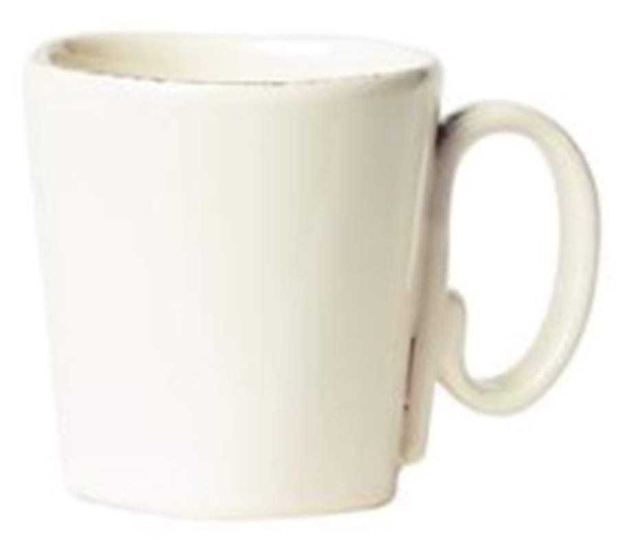 Lastra Linen (Light Cream-Off White Glaze) Mug by Vietri (Italy)-1
