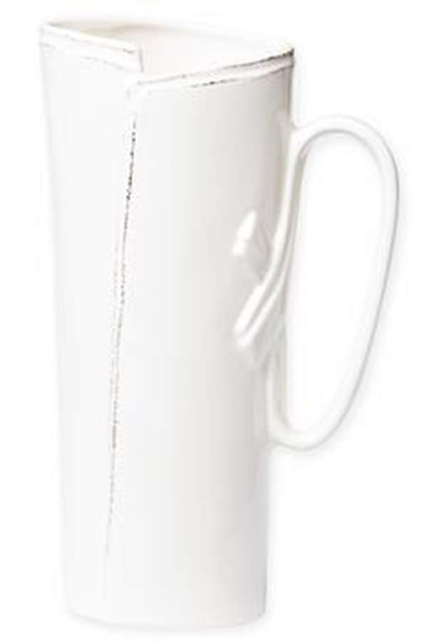 Lastra Linen (Light Cream-Off White Glaze) 96 Oz Pitcher by Vietri (Italy)-1
