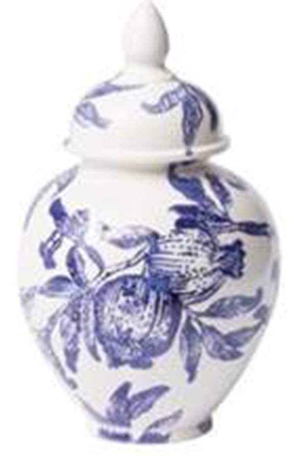 Melagrana Blu Medium Ginger Jar & Lid by Vietri (Italy)-1