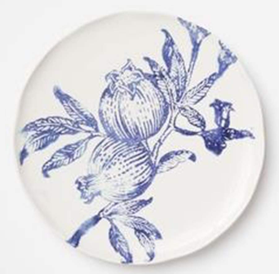 Melagrana Blu Salad Plate by Vietri (Italy)-1