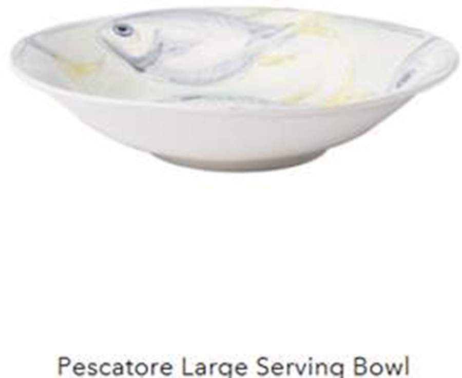 Pescatore 15" Round Serving Bowl by Vietri (Italy)-1