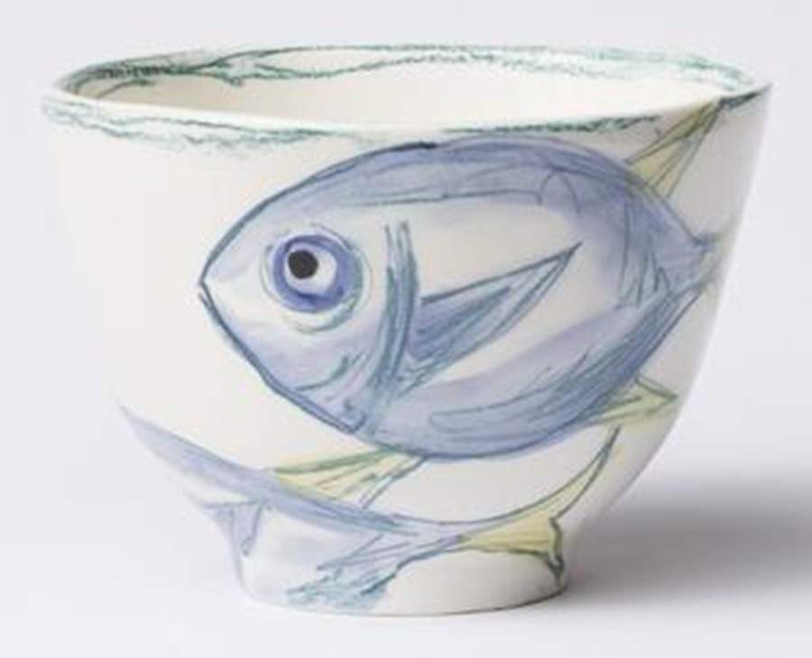 Pescatore 8" Round Serving Bowl by Vietri (Italy)-1