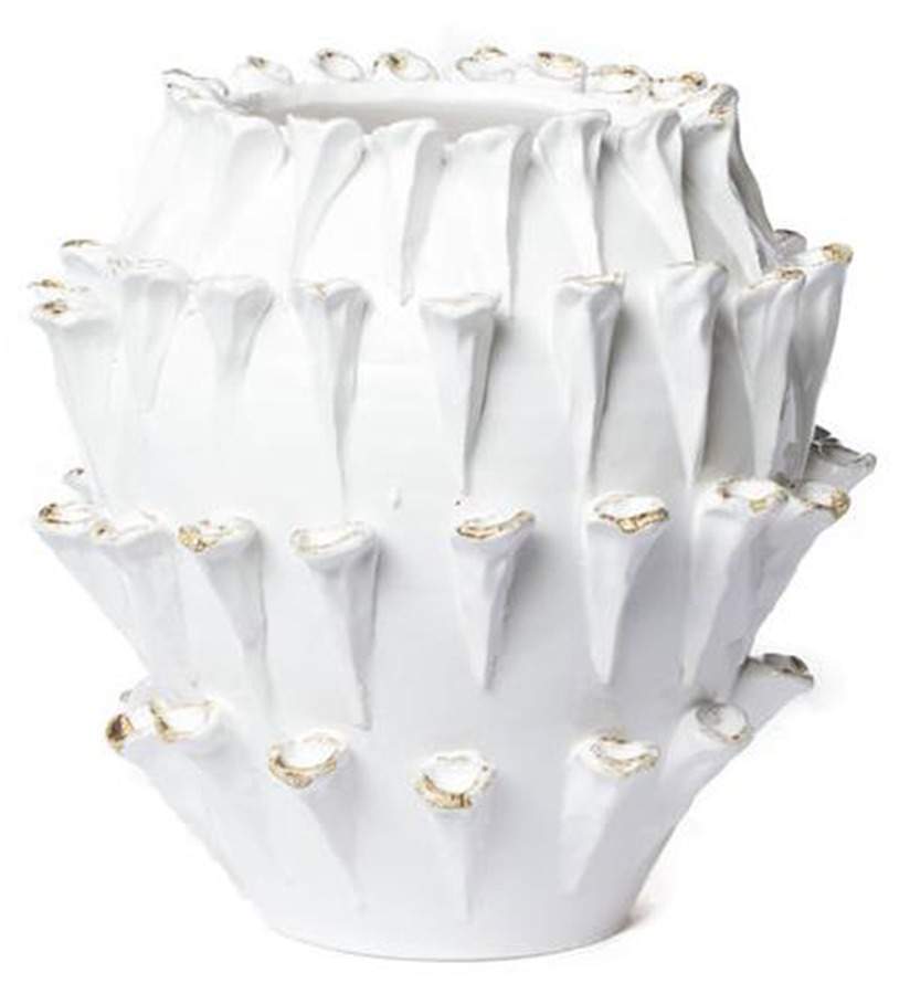 Artistic Edge 13" Cachepot by Vietri (Italy)-1