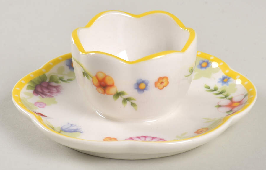 Spring Awakening Egg Cup with Attached Underplate by Villeroy & Boch-1