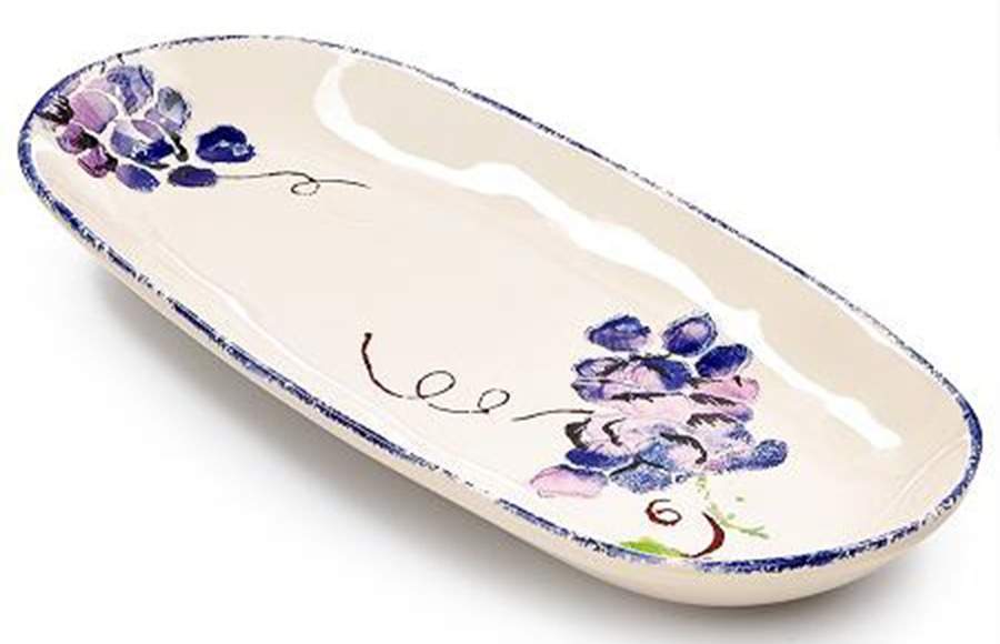 Fresh Fruit 16" Oval Serving Platter by Vietri (Italy)-1