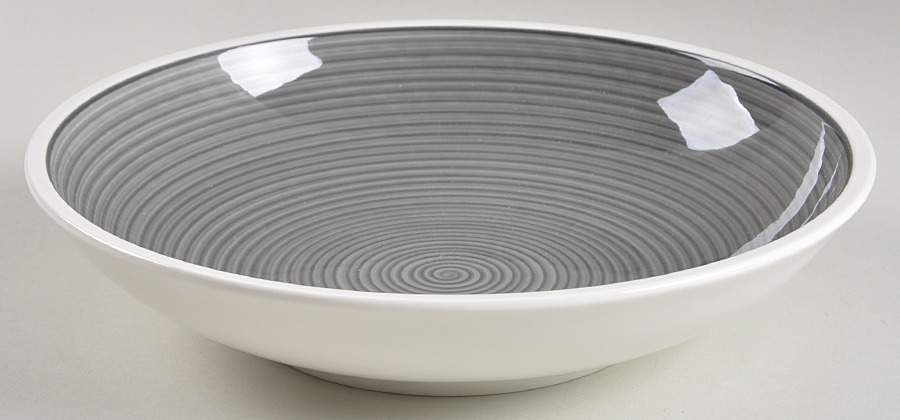Artesano Nature Manufacture Gris 9" Individual Pasta Bowl by Villeroy & Boch-1
