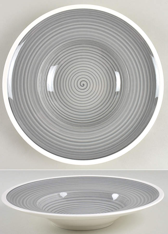 Artesano Nature Manufacture Gris Large Rim Soup Bowl by Villeroy & Boch-1