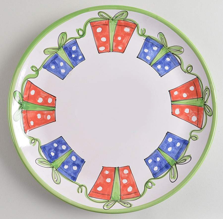 VIE163 Dinner Plate by Vietri (Italy)-1