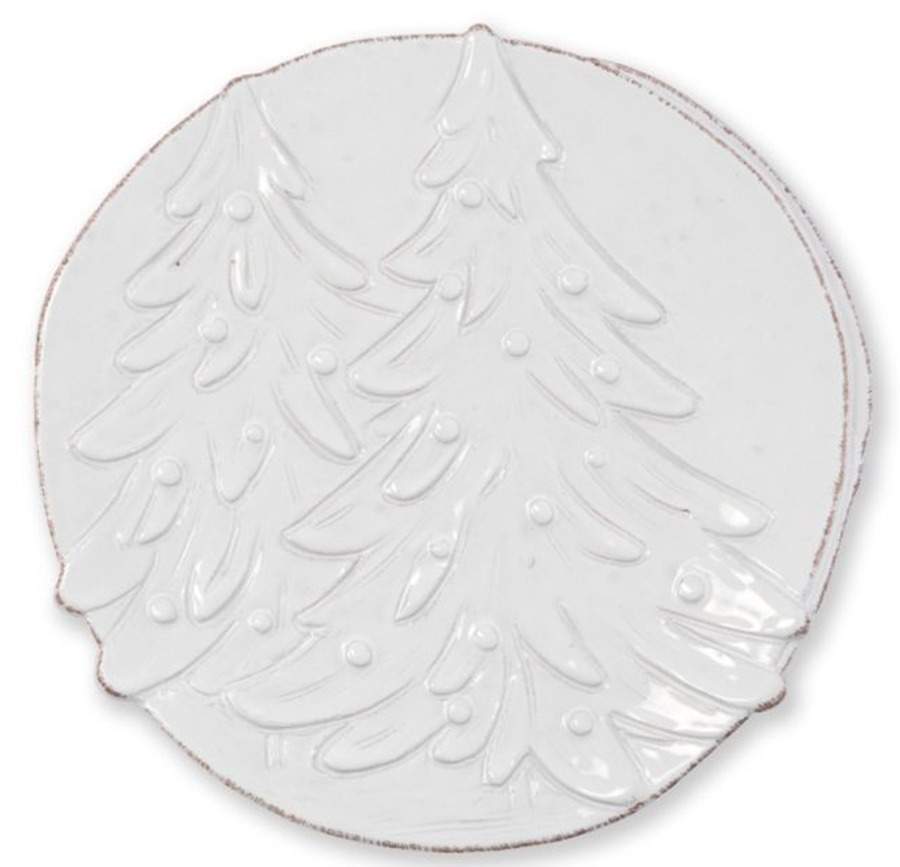 Lastra Winterland 14" Chop Plate (Round Platter) by Vietri (Italy)-1