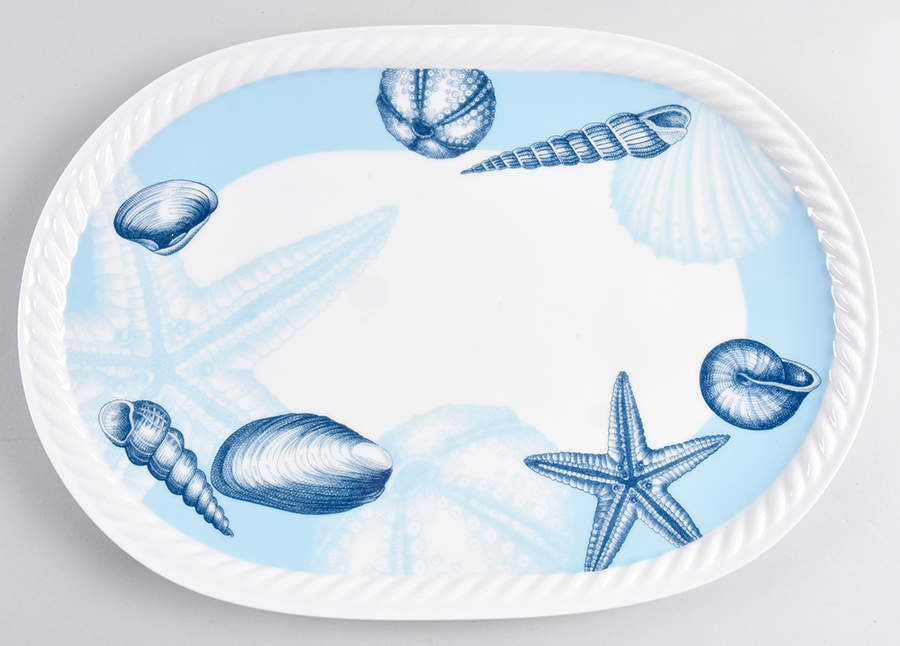 Montauk Beachside 17" Oval Serving Platter by Villeroy & Boch-1