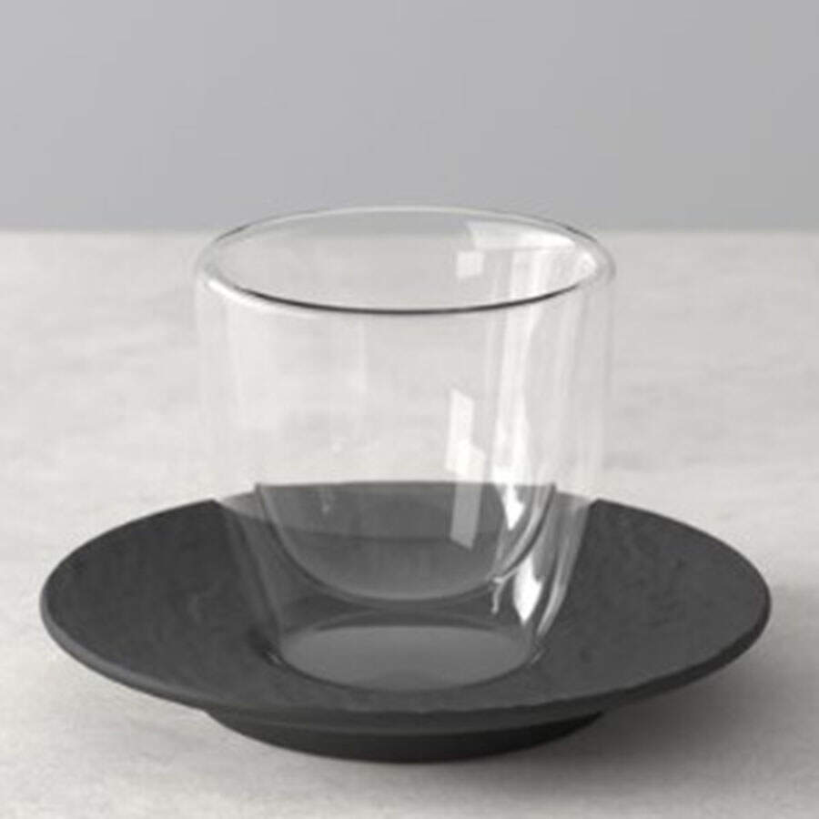 Manufacture Rock Espresso Cup & Saucer Set (Uses TUMG4 & CSAYGT) by Villeroy & Boch-1