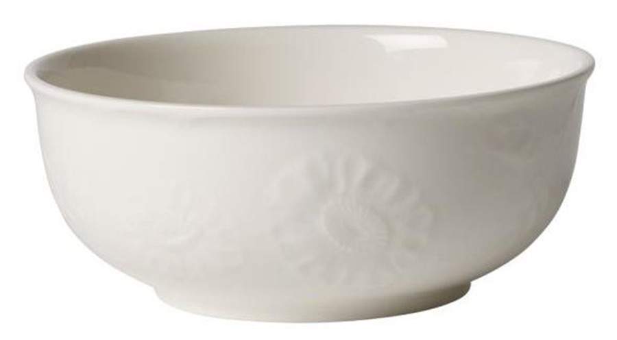 Rose Sauvage Blanche 6" Round Vegetable Bowl by Villeroy & Boch-1