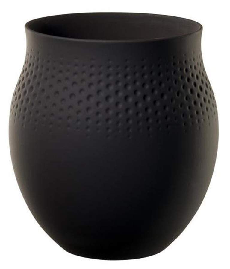 Collier Noir 6" Vase by Villeroy & Boch-1