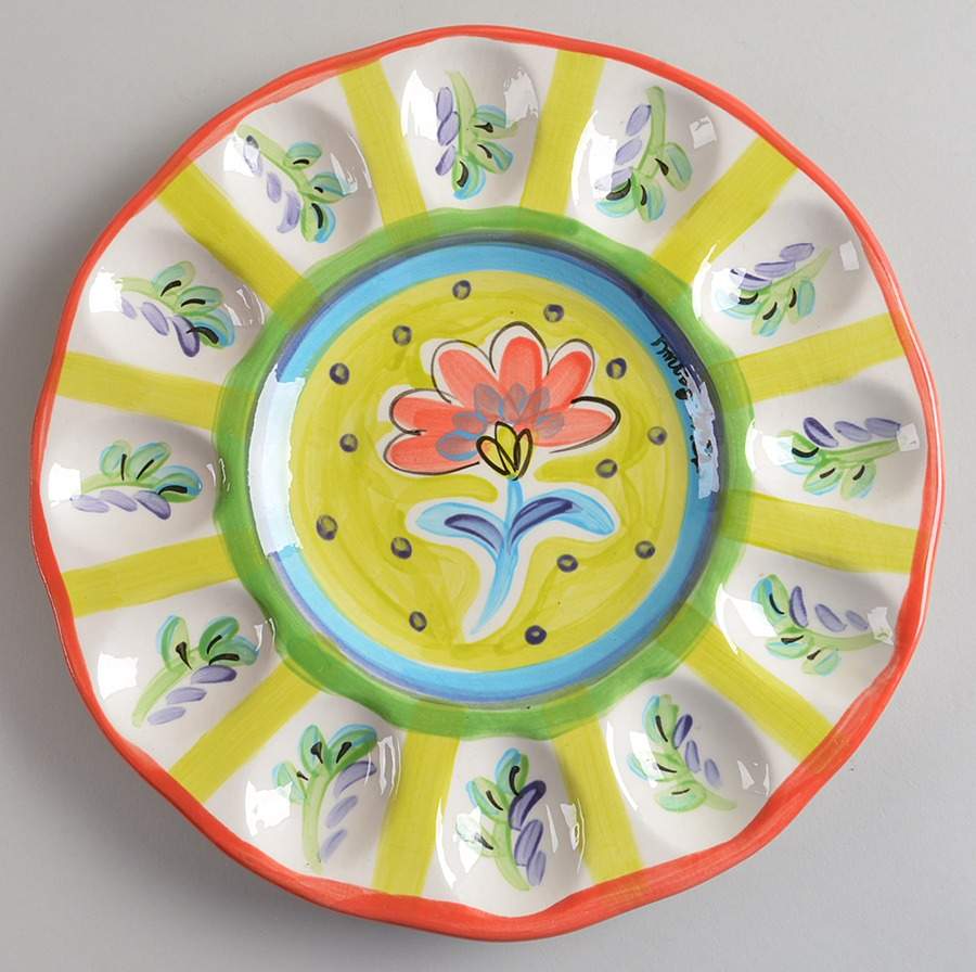 Fine and Dandy Deviled Egg Plate by Vicki Carroll Studio-1