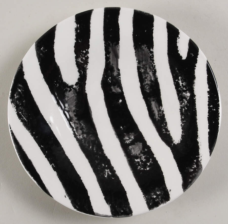 Into the Jungle Canape Plate by Vietri (Italy)-1