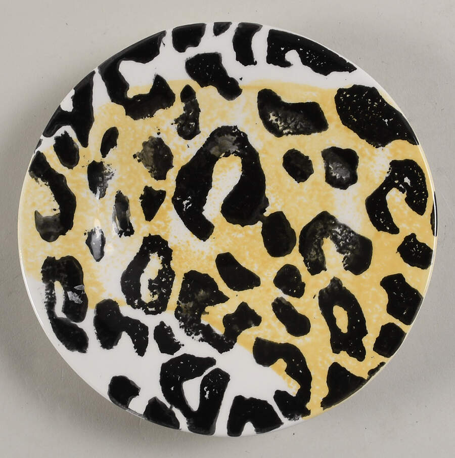 Into the Jungle Canape Plate by Vietri (Italy)-1
