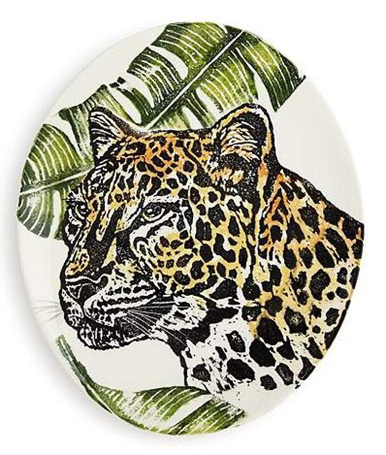 Into the Jungle 14" Oval Serving Platter by Vietri (Italy)-1