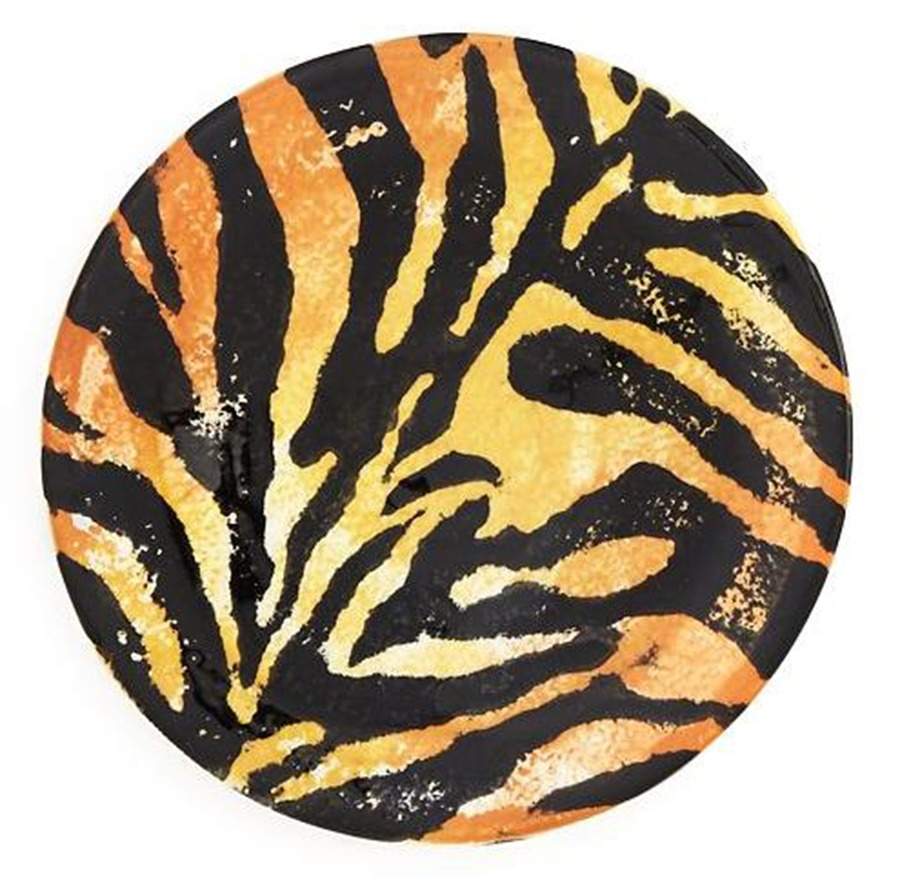 Into the Jungle Canape Plate by Vietri (Italy)-1