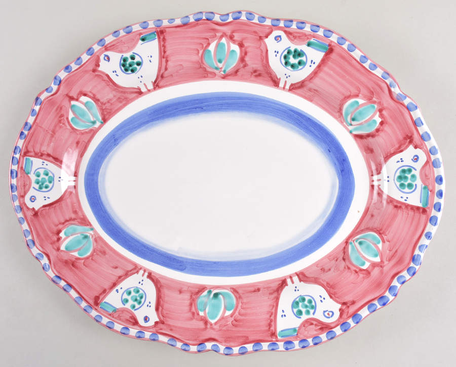 V1Y4 16" Oval Serving Platter by Vietritaly Srl-1