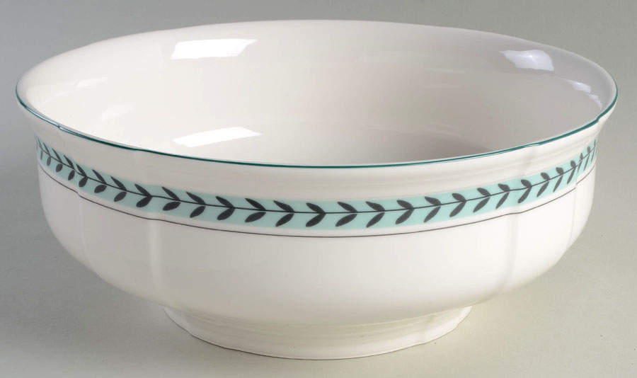 French Garden Green Line 10" Round Vegetable Bowl by Villeroy & Boch-1
