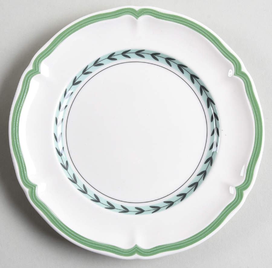 French Garden Green Line Bread & Butter Plate by Villeroy & Boch-1