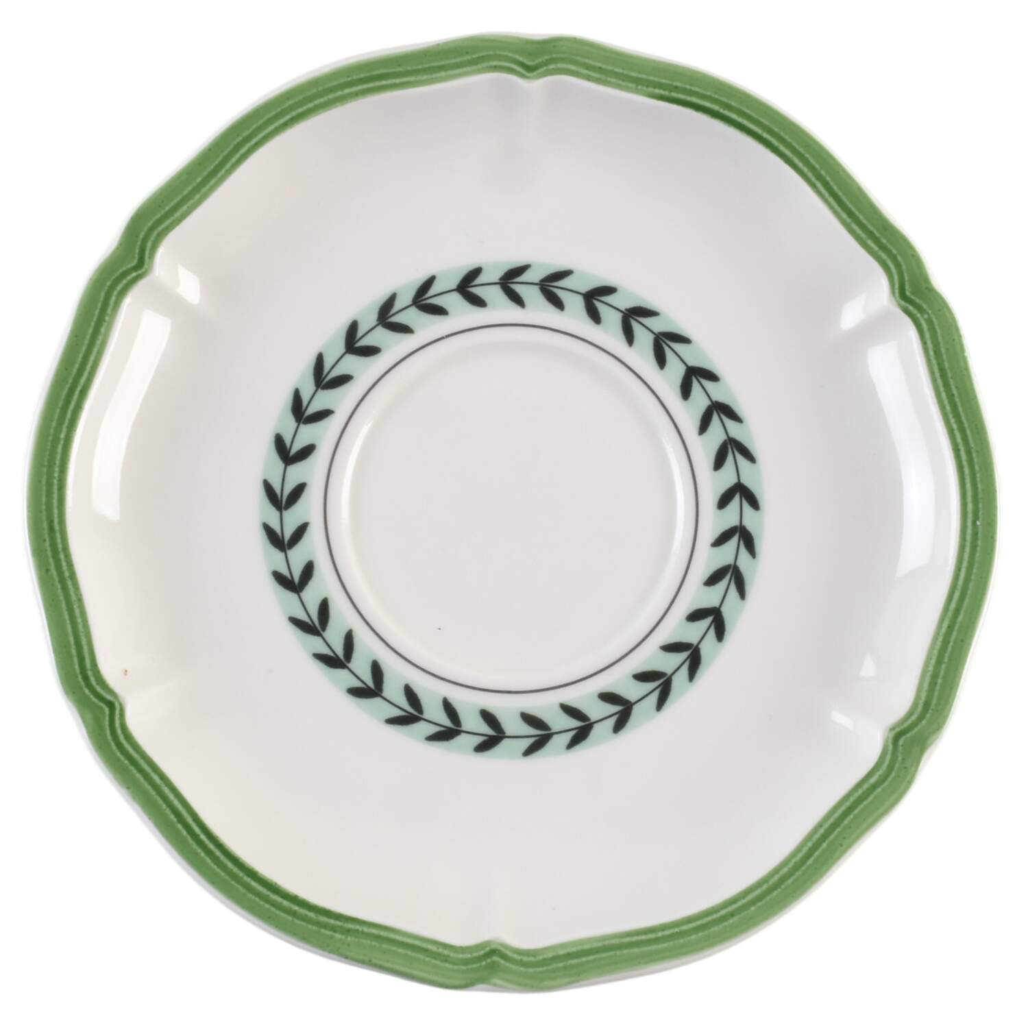 French Garden Green Line Cream Soup Saucer (No Bowl) by Villeroy & Boch-1