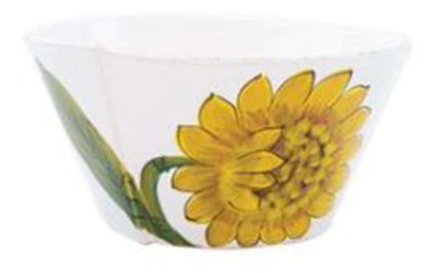 Lastra-Sunflower 8" Stacking Bowl by Vietri (Italy)-1